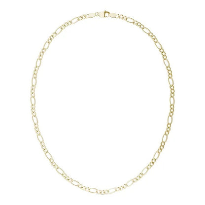 Semi-Solid Figaro Link 24 in. Chain Necklace 5.8mm