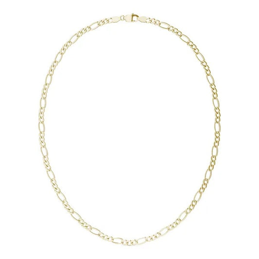 Semi-Solid Figaro Link 24 in. Chain Necklace 5.8mm