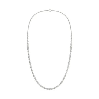 Round Chain Tennis Necklace Essentials