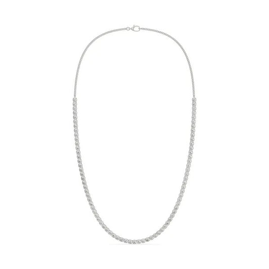 Round Chain Tennis Necklace Essentials