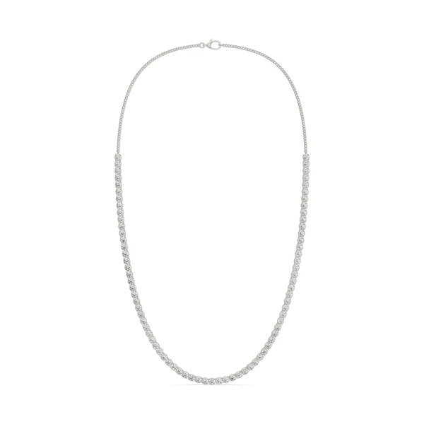 Round Chain Tennis Necklace Essentials