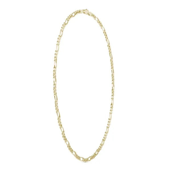 Semi-Solid Figaro Link 24 in. Chain Necklace 5.8mm