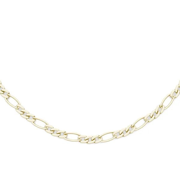 Semi-Solid Figaro Link 24 in. Chain Necklace 5.8mm