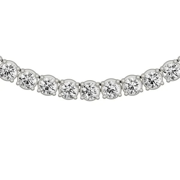 Round Chain Tennis Necklace Essentials