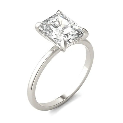 Radiant Classic Solitaire Engagement Ring