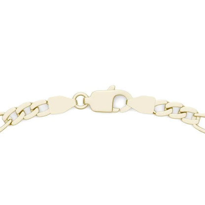Semi-Solid Figaro Link 24 in. Chain Necklace 5.8mm