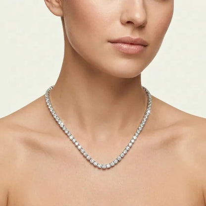 Round Chain Tennis Necklace Essentials