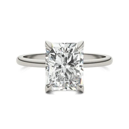Radiant Classic Solitaire Engagement Ring