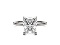 Radiant Classic Solitaire Engagement Ring