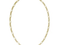 Semi-Solid Figaro Link 24 in. Chain Necklace 5.8mm